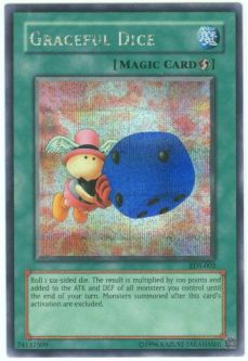 Yu-Gi-Oh Card - EDS-002 - GRACEFUL DICE (secret rare holo)