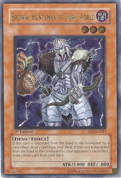 Yu-Gi-Oh Card - EEN-EN021 - BROWW, HUNTSMAN OF DARK WORLD (ultimate ...