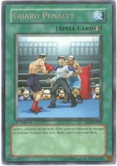 Yu-Gi-Oh Card - EOJ-EN045 - GUARD PENALTY (rare)