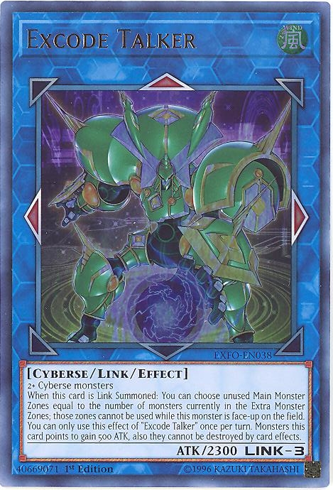 yugioh talker cards Yu-Gi-Oh! - Decode Extended - DUDE-EN024 - Ultra Rare - 1st Edition Yu-Gi-Oh Card - EXFO-EN038 -