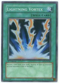 Yu-Gi-Oh Card - FET-EN040 - LIGHTNING VORTEX (super rare holo)