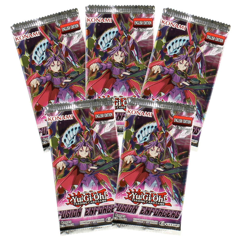 Yu-Gi-Oh Cards - Fusion Enforcers - Booster Packs (5 Pack Lot)