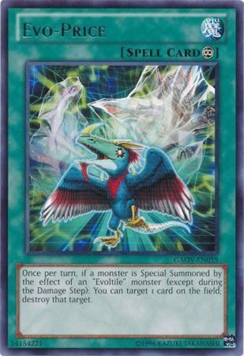 Yu-Gi-Oh Card - GAOV-EN059 - EVO-PRICE (rare): BBToyStore.com - Toys, Plush, Trading Cards, Action Figures & Games online retail store shop sale Yu-Gi-Oh Card - GAOV-EN059 - EVO-PRICE (rare): BBToyStore.com - Toys, Plush, Trading Cards, Action Figures & Games online retail store shop sale
