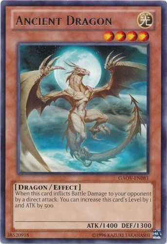 Yu-Gi-Oh Card - GAOV-EN081 - ANCIENT DRAGON (rare)