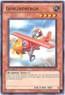 Yu-Gi-Oh Card - GENF-EN004 - GOBLINDBERGH  (common)