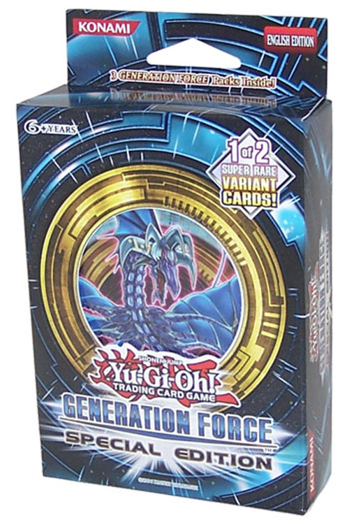 Yu-Gi-Oh Cards Zexal - Generation Force *Special Edition
