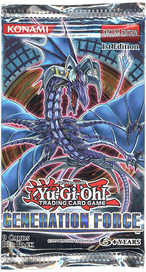 Yu-Gi-Oh Cards Zexal - Generation Force - Booster Pack