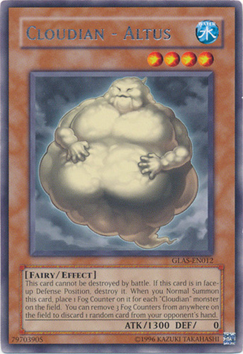 Yu-Gi-Oh Card - GLAS-EN012 - CLOUDIAN - ALTUS (rare)