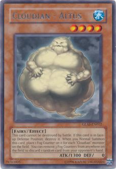Yu-Gi-Oh Card - GLAS-EN012 - CLOUDIAN - ALTUS (rare)