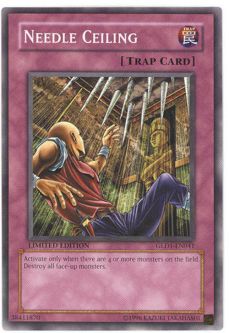 Yu-Gi-Oh Card - GLD1-EN041 - NEEDLE CEILING (common)