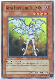 Yu-Gi-Oh Card - GX05-EN001 - NURSE REFICULE THE FALLEN ONE (super rare holo)