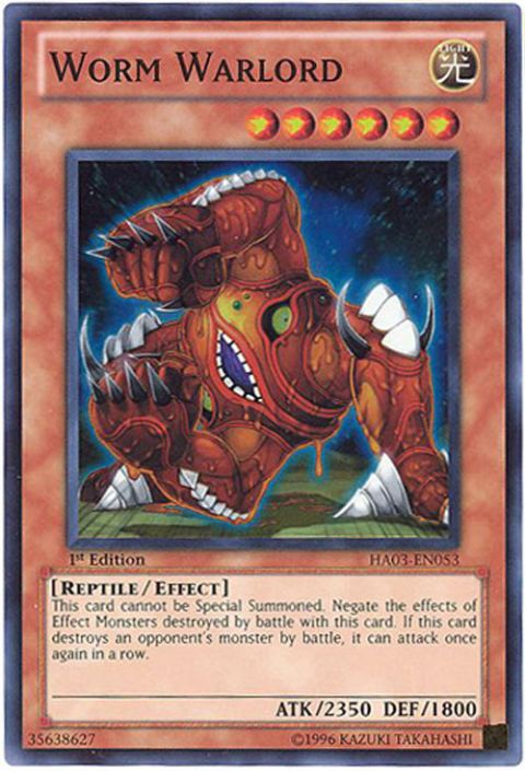 worm yugioh cards Tentacles [HA03-EN023] Super Rare Description coming soon... Apocalyptic Worm Zero Orica Custom