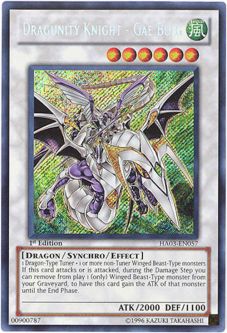Yu-Gi-Oh Card - HA03-EN057 - DRAGUNITY KNIGHT - GAE BULG (secret rare holo)