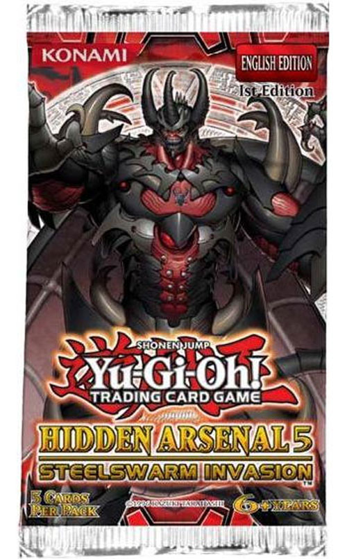 Yu-Gi-Oh Cards Zexal - Hidden Arsenal 5 (Steelswarm Invasion) - Booster Pack (5 cards)
