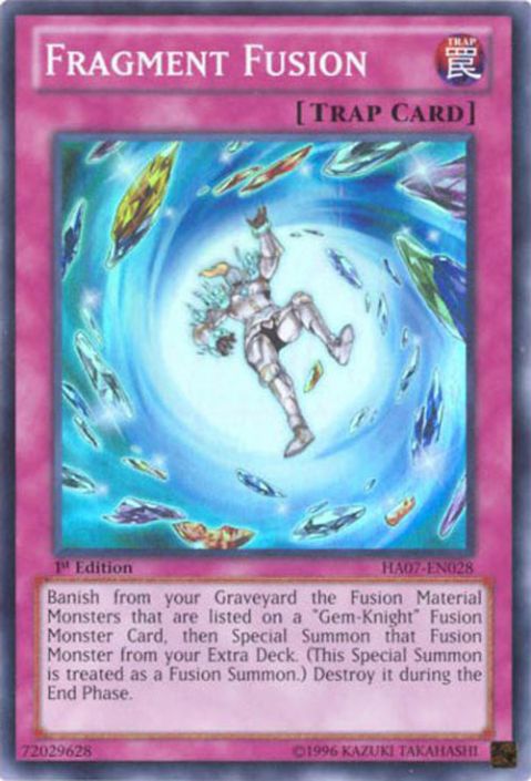 Yu-Gi-Oh Card - HA07-EN028 - FRAGMENT FUSION (super rare holo):  BBToyStore.com - Toys, Plush, Trading Cards, Action Figures & Games online  retail store shop sale