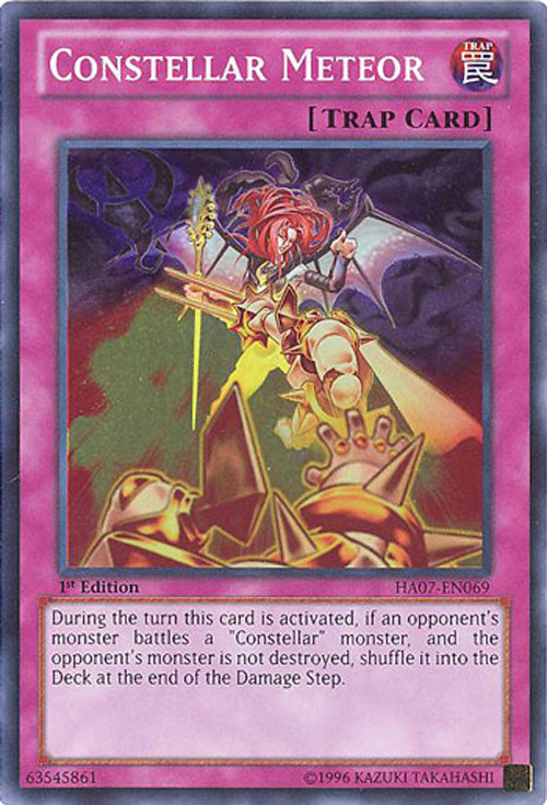 Yu-Gi-Oh Card - HA07-EN069 - CONSTELLAR METEOR (super rare holo)