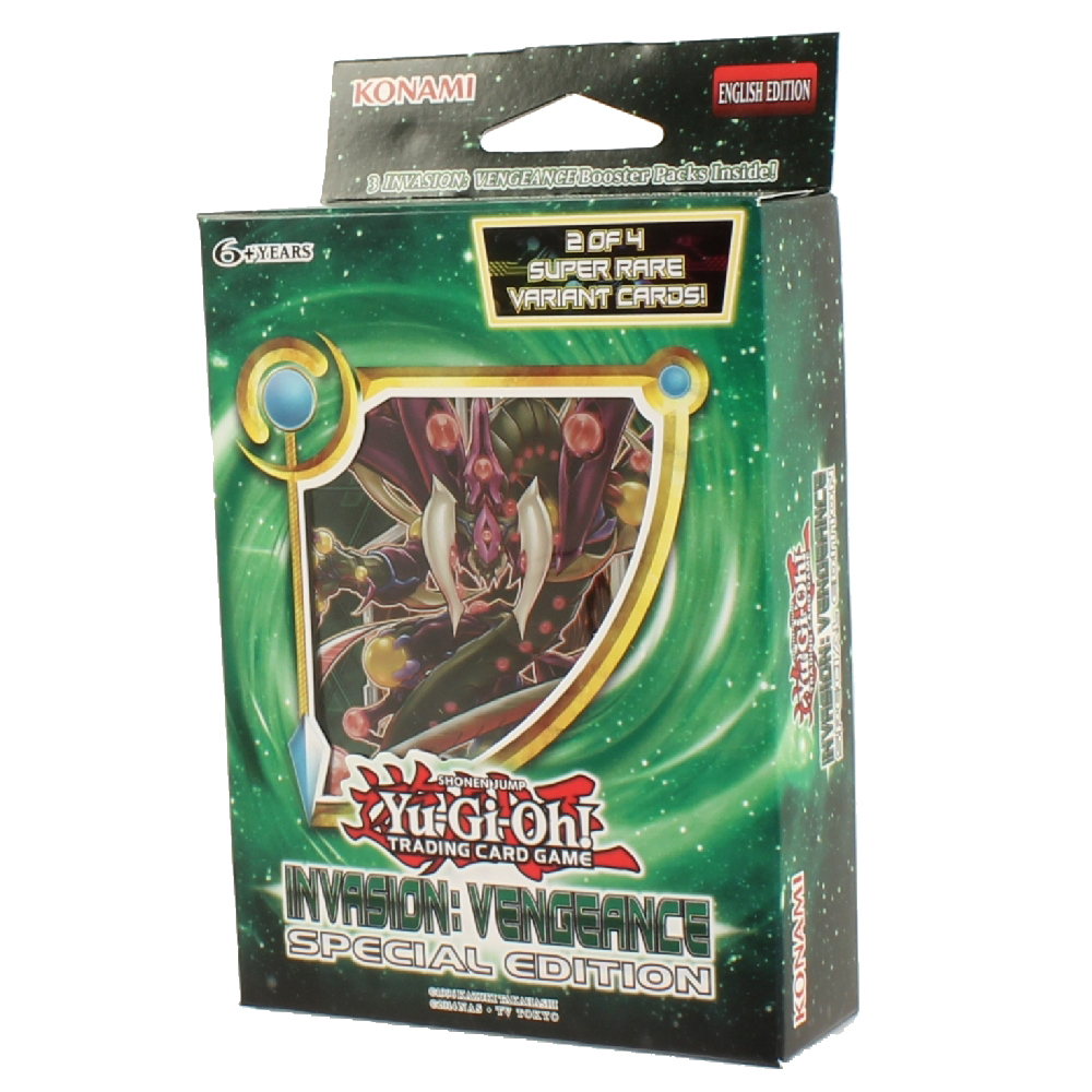 Yu-Gi-Oh Cards - Invasion: Vengeance *Special Edition* (3 Boosters & 2 Foils)