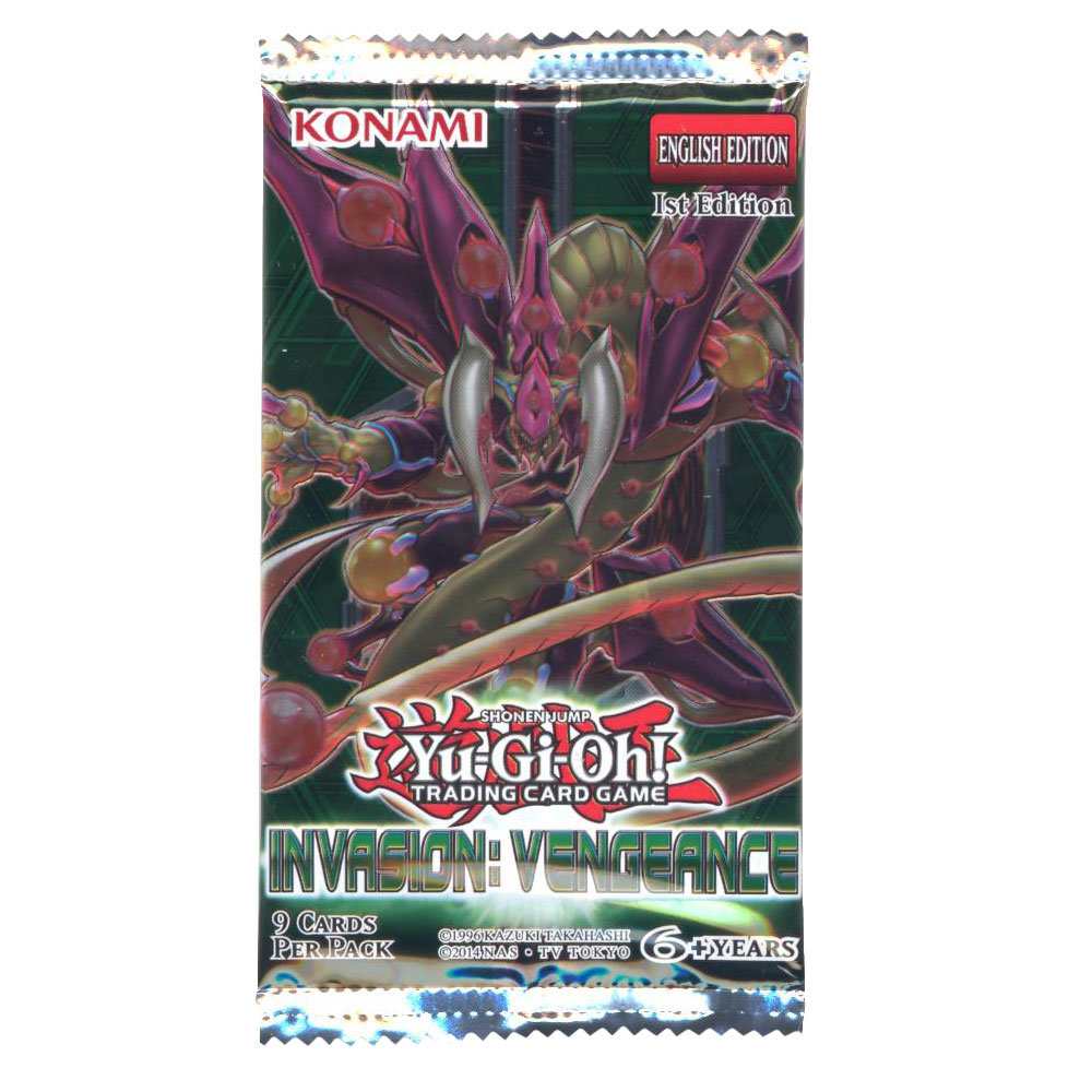 Yu-Gi-Oh Cards - Invasion: Vengeance - Booster Pack (9 Cards)