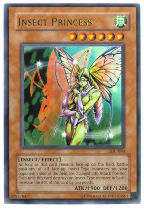 Yu-Gi-Oh Card - IOC-080 - INSECT PRINCESS (ultra rare holo)
