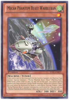 Yu-Gi-Oh Card - JOTL-EN022 - MECHA PHANTOM BEAST WARBLURAN (rare)