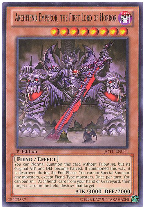Yugioh Umbral Horror Will o' the Wisp JOTL-EN014 1st Edition Common