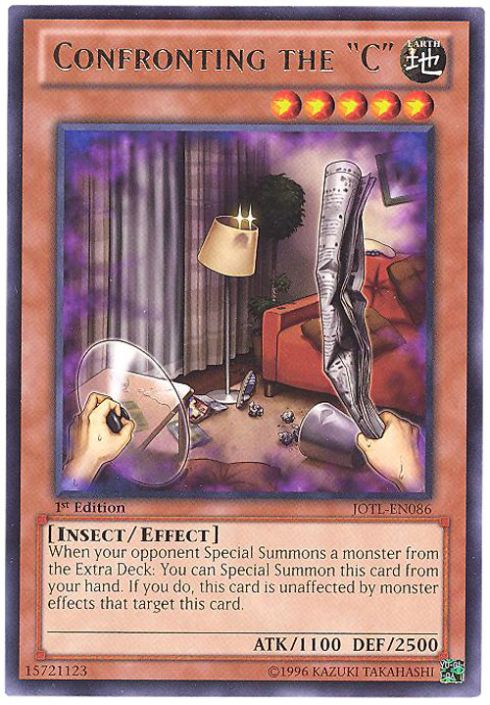 Yu-Gi-Oh Card - JOTL-EN086 - CONFRONTING THE C (rare)
