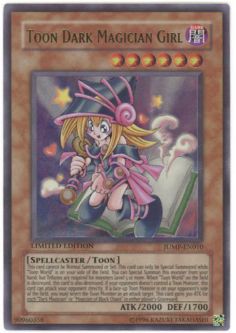 Yu-Gi-Oh Card - JUMP-EN010 - TOON DARK MAGICIAN GIRL (ultra rare holo)