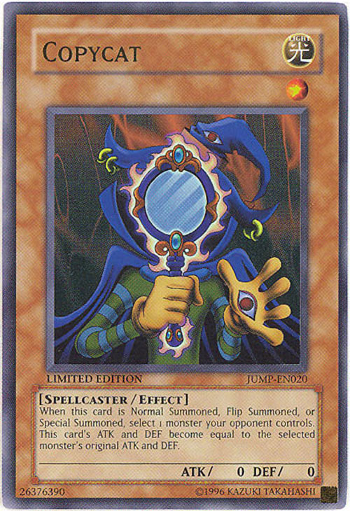 Yu-Gi-Oh Card - JUMP-EN020 - COPYCAT (ultra rare holo)