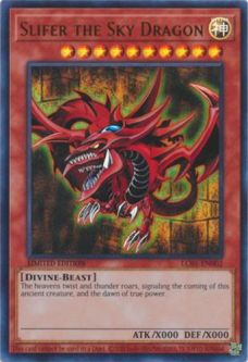 Yu-Gi-Oh Card - LC01-EN002 - SLIFER THE SKY DRAGON (ultra rare holo)