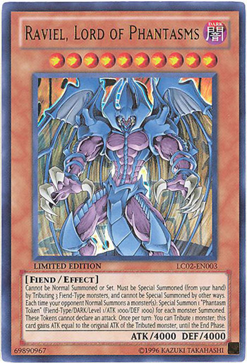 Yu-Gi-Oh Card - LC02-EN003 - RAVIEL, LORD OF PHANTASMS (ultra rare holo)