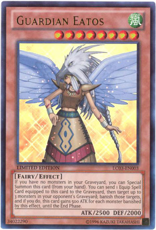 Yu-Gi-Oh Card - LC03-EN003 - GUARDIAN EATOS (ultra rare holo)