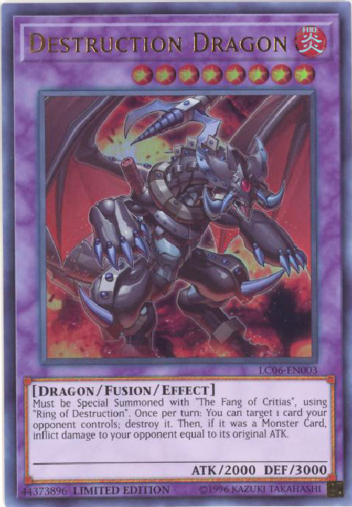 Yu-Gi-Oh Card - LC06-EN003 - DESTRUCTION DRAGON (ultra rare holo): BBToyStore.com - Toys, Plush, Trading Cards, Action Figures & Games online retail store shop sale Yu-Gi-Oh Card - LC06-EN003 - DESTRUCTION DRAGON (ultra rare holo): BBToyStore.com - Toys, Plush, Trading Cards, Action Figures & Games online retail store shop sale
