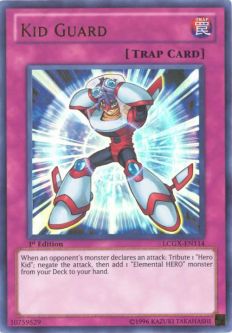 Yu-Gi-Oh Card - LCGX-EN114 - KID GUARD (ultra rare holo)