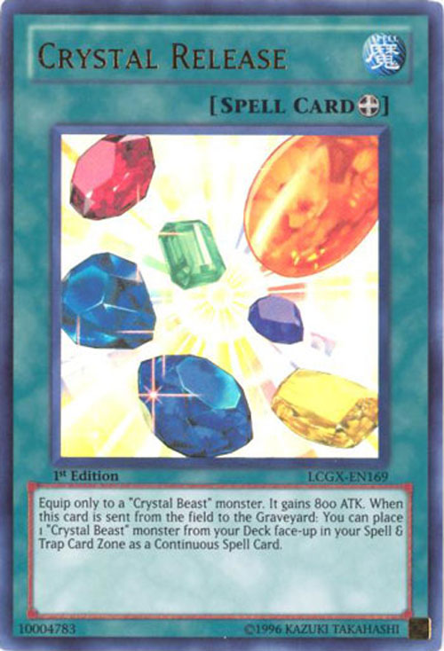 Yu-Gi-Oh Card - LCGX-EN169 - CRYSTAL RELEASE (ultra rare holo)