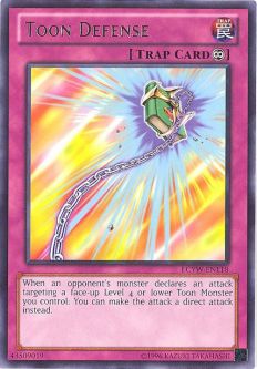 Yu-Gi-Oh Card - LCYW-EN118 - TOON DEFENSE (rare)