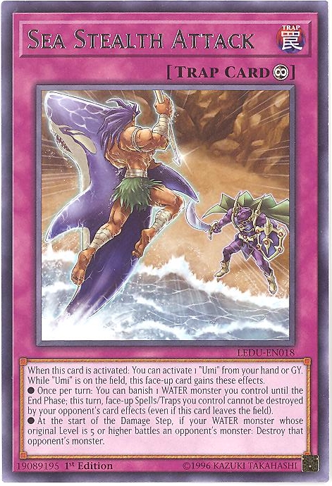 Yu-Gi-Oh Card - LEDU-EN018 - SEA STEALTH ATTACK (rare): BBToyStore.com -  Toys, Plush, Trading Cards, Action Figures & Games online retail store shop  sale