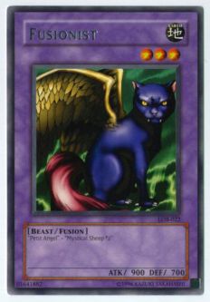 Yu-Gi-Oh Card - LOB-022 - FUSIONIST (rare)