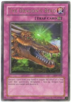 Yu-Gi-Oh Card - LOD-043 - THE DRAGON'S BEAD (rare)