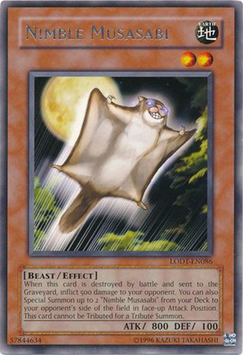 Yu-Gi-Oh Card - LODT-EN086 - NIMBLE MUSASABI (rare): BBToyStore.com - Toys,  Plush, Trading Cards, Action Figures & Games online retail store shop sale