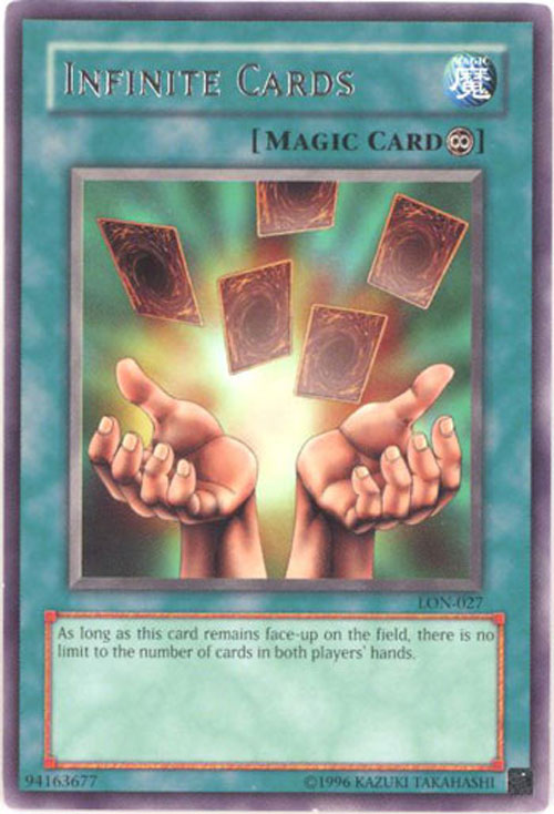 Yu-Gi-Oh Card - LON-027 - INFINITE CARDS (rare)