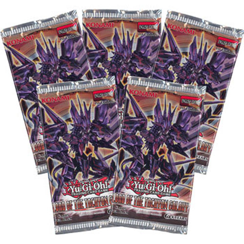 Yu-Gi-Oh Cards - Lord of the Tachyon Galaxy - Booster Pack (5 Pack Lot)
