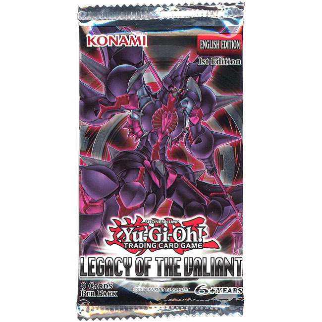 Yu-Gi-Oh Cards - Legacy of the Valiant - Booster Pack