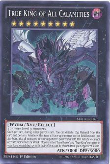 Yu-Gi-Oh Card - MACR-EN046 - TRUE KING OF ALL CALAMITIES (super rare holo)