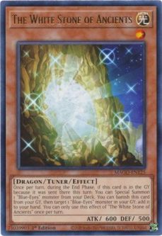 Yu-Gi-Oh Card - MAGO-EN125 - THE WHITE STONE OF ANCIENTS (rare)