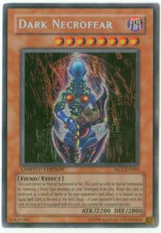 Yu-Gi-Oh Card - MC1-EN005 - DARK NECROFEAR (secret rare holo)
