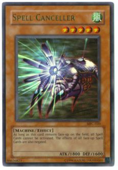 Yu-Gi-Oh Card - MFC-020 - SPELL CANCELLER (ultra rare holo)