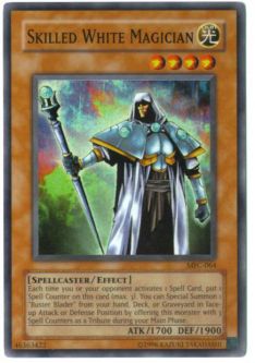 Yu-Gi-Oh Card - MFC-064 - SKILLED WHITE MAGICIAN (super rare holo)