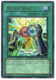 Yu-Gi-Oh Card - MFC-106 - DOUBLE SPELL (ultra rare holo)