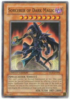 Yu-Gi-Oh Card - MOV-EN002 - SORCERER OF DARK MAGIC (common)