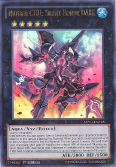 Yu-Gi-Oh Card - MP14-EN218 - NUMBER C101: SILENT HONOR DARK (ultra rare holo)